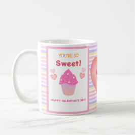 Sweet Heart Rosa Muffins Rand Valentine Day Kaffemugg
