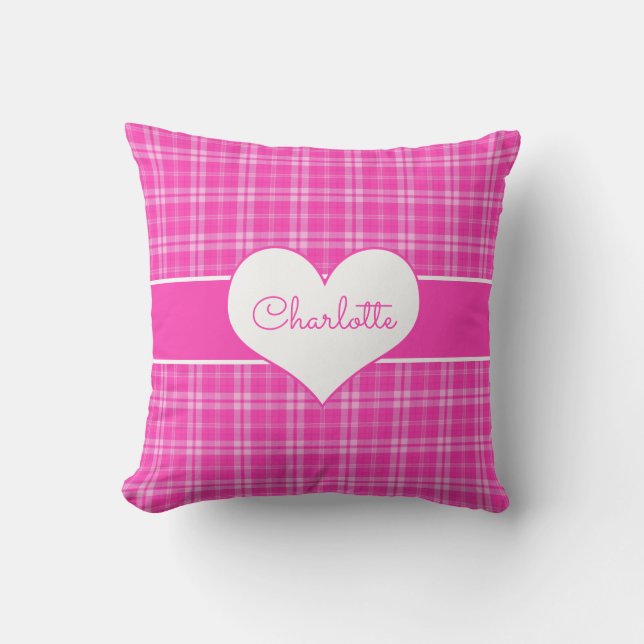 Sweet Heart Rosa Play Monogram Kudde (Framsida)