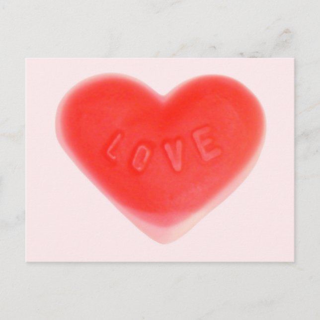 Sweet Heart Rosa vycard Vykort (Framsida)