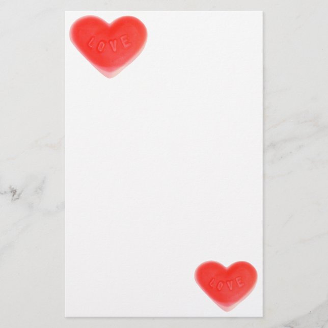 Sweet Heart-skrivbordet Brevpapper (Framsida)