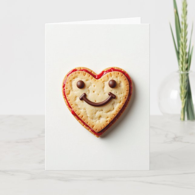 Sweet Heart Smiling Card Kort (Framsida)