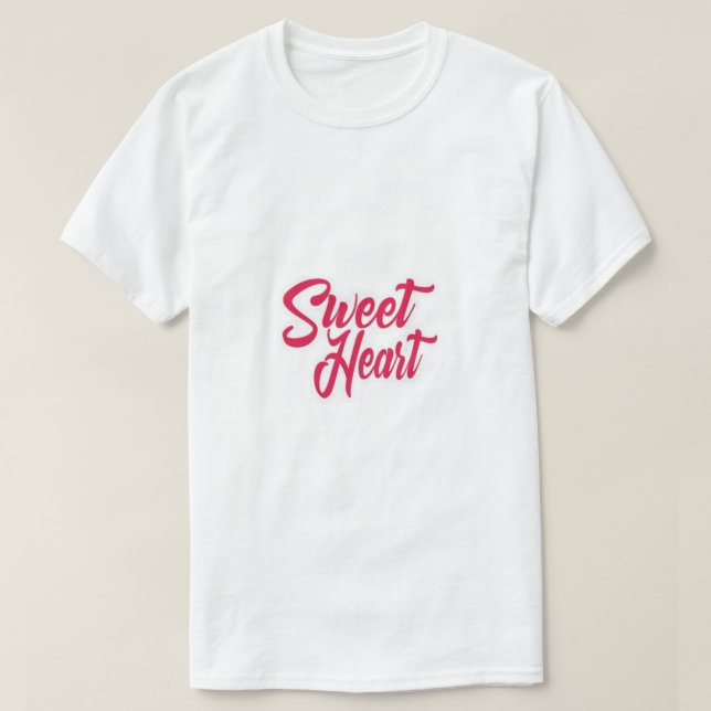 Sweet Heart  T Shirt (Design framsida)