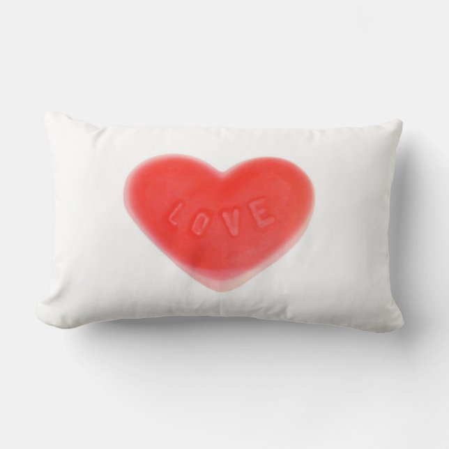 Sweet Heart text dekorativ kudde lumbar (Framsida)