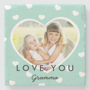 Sweet Hearts Personlig Photo Stone Underlägg