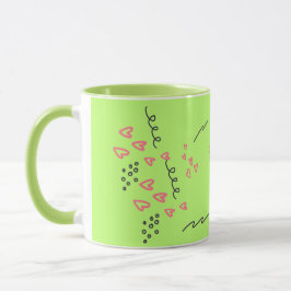 Sweet Hearts & Sunflowers Valentine's Day Mug Mugg