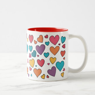 Sweet Hearts Valentine Two-Tone Mug Två-Tonad Mugg
