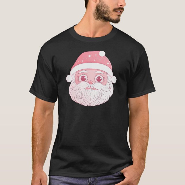 Sweet Helgdag Snögubbe i Rosa T Shirt (Framsida)