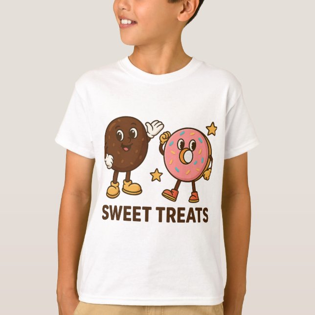 Sweet Heroes - Cookie & Donut's Delicious Adventur T Shirt (Framsida)