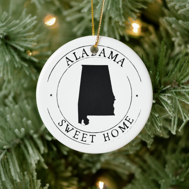Sweet Home Alabama State Ornament (Träd)