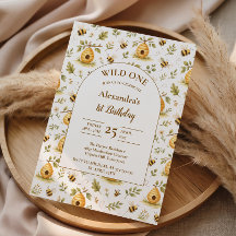 Sweet Honey Bee Wild One Birthday