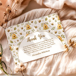 Sweet Honey Bee Wild One Birthday Tack Kort