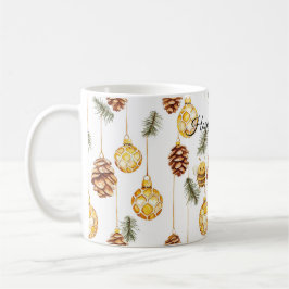 Sweet Honey Bees Pine Cones Kaffemugg