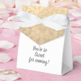 Sweet Honeycomb Wedding Favor Presentaskar