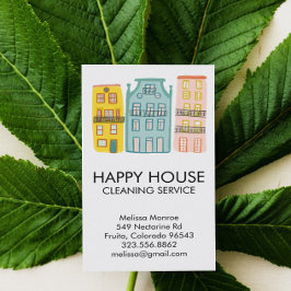 Sweet House Städning hemtjänster Janitorial Maid Visitkort