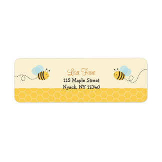 Sweet Humla Adressetiketter Returadress Etikett
