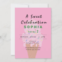 Sweet Ice Cream Birthday