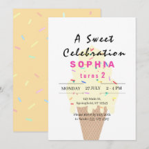 Sweet Ice Cream Birthday