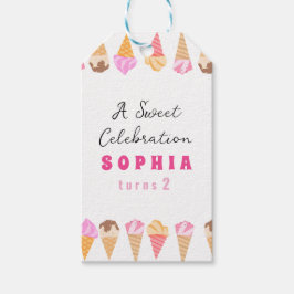 Sweet Ice Cream Party Presentetikett