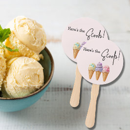 Sweet Ice Cream Sommar Här Scoop Baby Shower