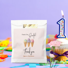 Sweet Ice Cream Sommar Här Scoop Baby Shower