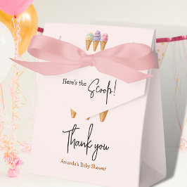 Sweet Ice Cream Sommar Här Scoop Baby Shower Presentaskar