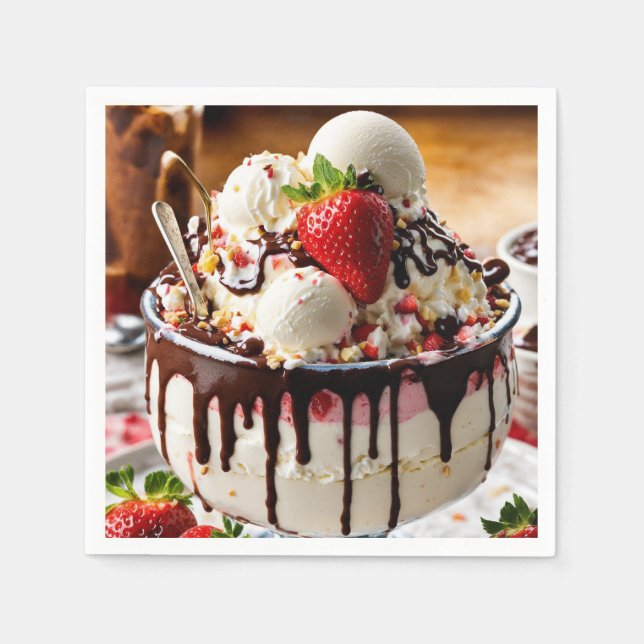 Sweet Indulgence Pappersservett (Framsidan)