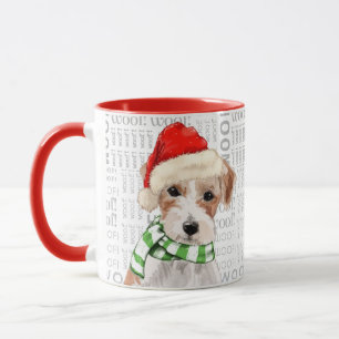 Sweet Jack Russell Terrier jul Hund Mugg