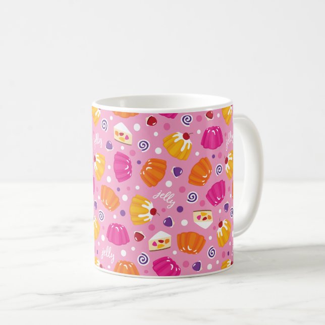 Sweet Jelly Mönster Kaffemugg (Framsida höger)