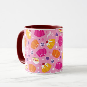 Sweet Jelly Mönster Mugg