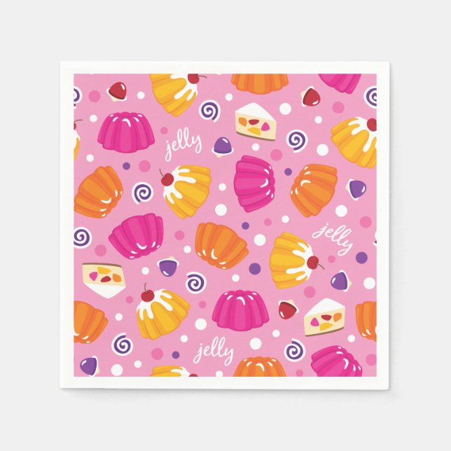 Sweet Jelly Mönster Pappersservett (Framsidan)