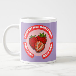 Sweet Juicy Strawberries Summer Fruit Jumbo Mugg