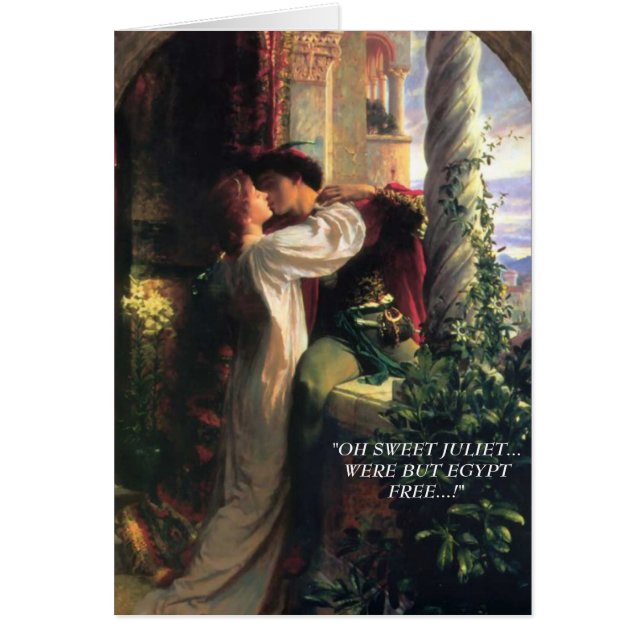 SWEET JULIET HÄLSNINGSKORT (Framsidan)