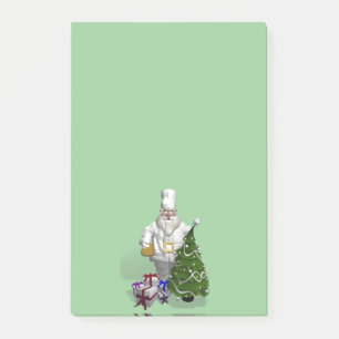 Sweet Jultomten Chef Post-it Block