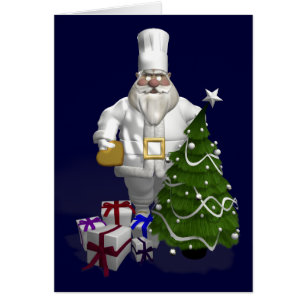 Sweet Jultomten Cook Hälsningskort