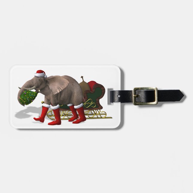Sweet Jultomten Elephant Bagagebricka (Horisontell Framsida)