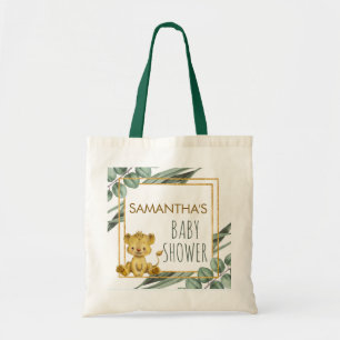 Sweet Jungle Safari Lejon Eucalyptus Baby Shower Tygkasse