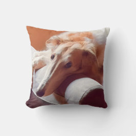 Sweet Kärlek Borzoi Pillow Kudde