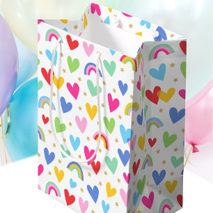 Sweet Kärlek Hearts Rainbow Stars Valentine