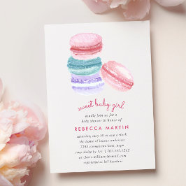Sweet Kärlek | Inbjudan till Macaron Baby Shower