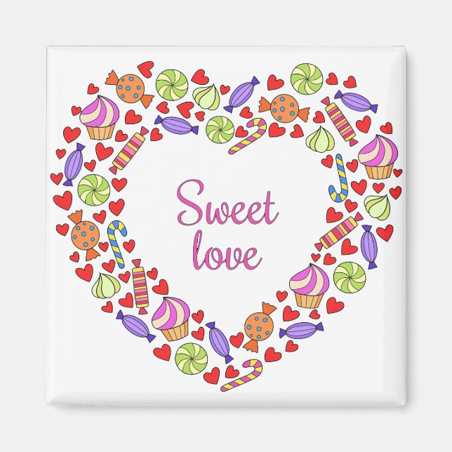 Sweet kärlek magnet (Framsidan)