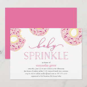 Sweet Kärlek Sprinkle-inbjudan för Baby Inbjudningar