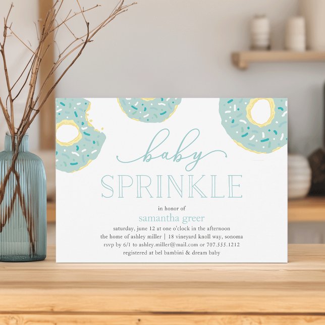 Sweet Kärlek | Sprinkle-inbjudan för Baby Inbjudningar (Skapare uppladdad)