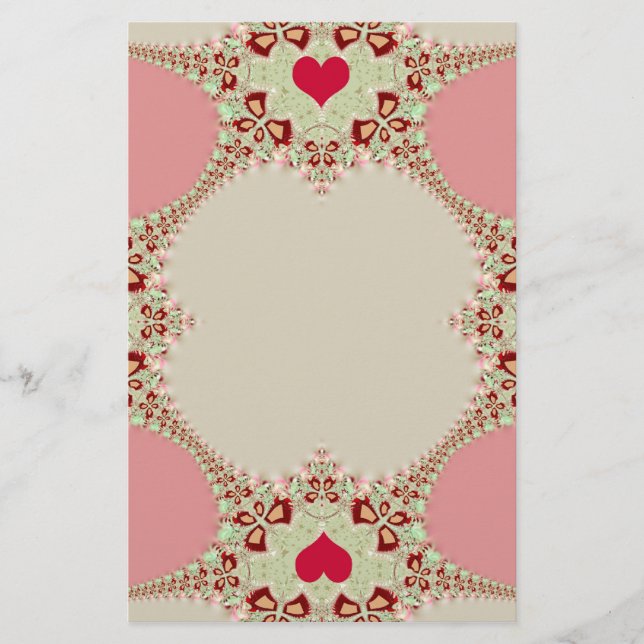 Sweet Kärlek Stationery Brevpapper (Framsida)