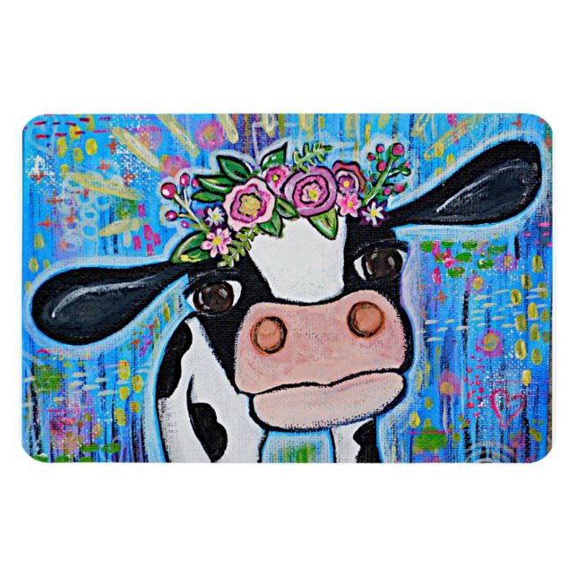 Sweet Katie Cow Magnet (Horisontell)