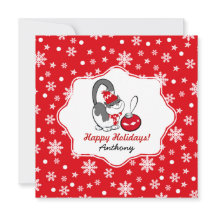 Sweet Kattunge | Julkort med eget namn, för barn