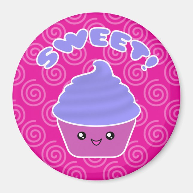 Sweet Kawaii Cupcoa Magnet (Framsidan)