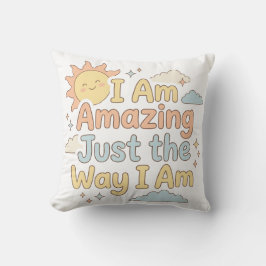 Sweet Kids Affirmation You Are Amazing Quote Kudde