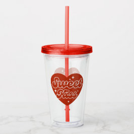 Sweet Kiss Acrylic Tumbler Take Away Mugg