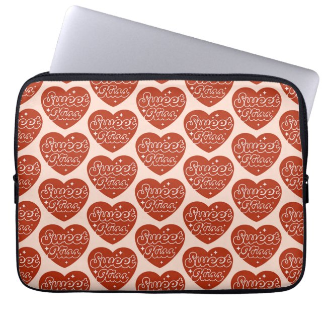 Sweet Kiss Laptop Sleeve (Framsidan)