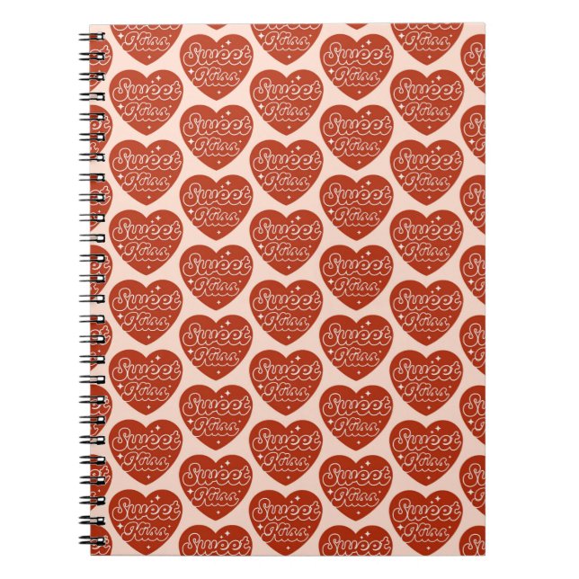 Sweet Kiss Notebook Anteckningsbok (Framsidan)